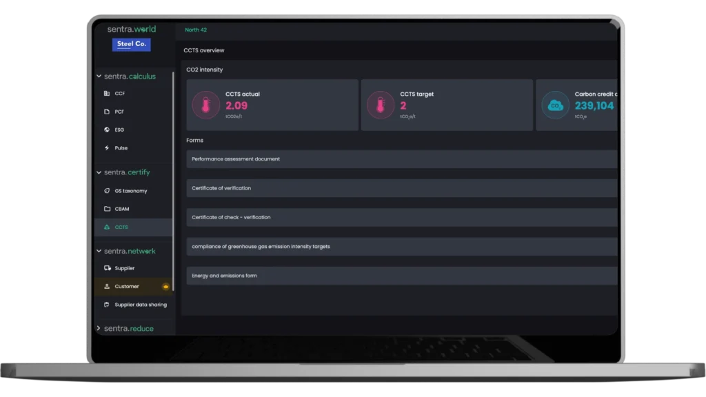 CCTS Compliance Platform | sentra.world