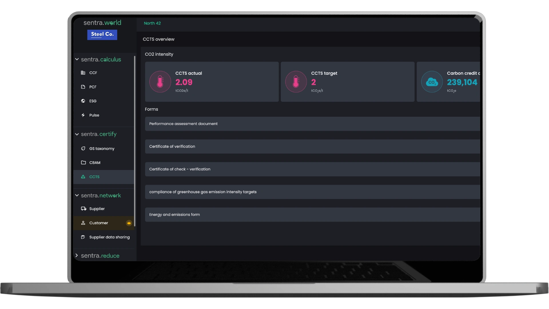 CCTS Platform | sentra.world